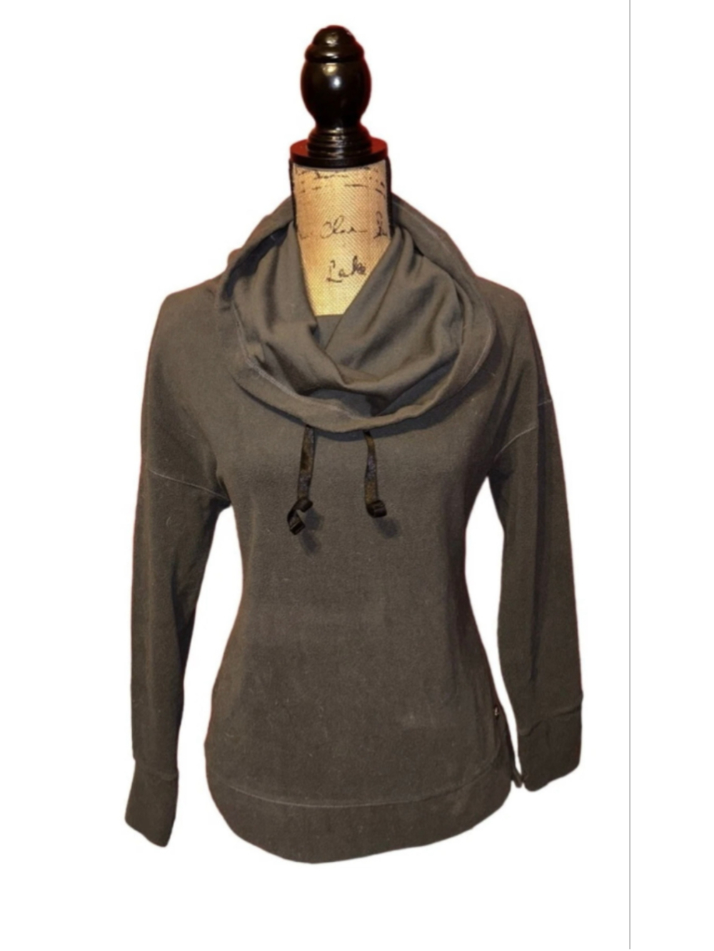 Women's Calvin Klein Performance Grey Cowl Neck Sweatshirt Size S